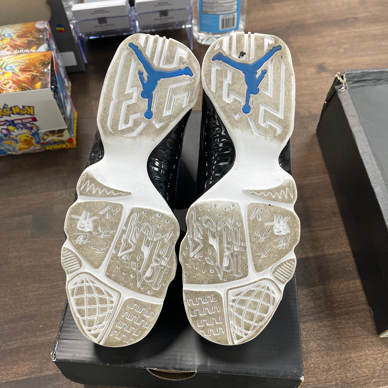 (GS) Photo Blue Black Bottom Jordan 9 (USED,No Box)