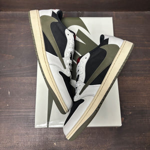 Jordan 1 Retro Low OG SP Travis Scott Olive (Women's) Size 13W (Pre-Owned) - back