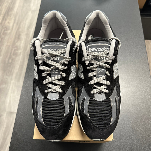 New Balance 991v2 Black Grey (Lightly Worn)