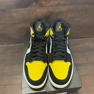 Jordan 1 Mid Yellow Toe Black - Image 3