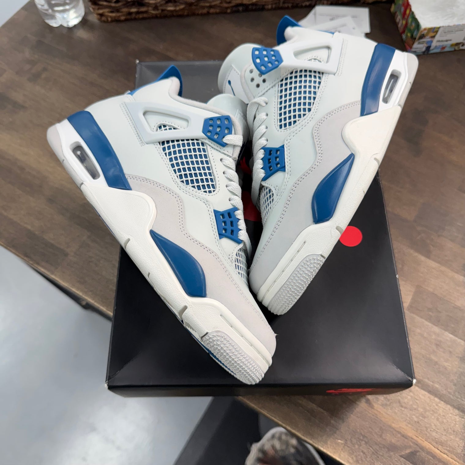 Military Blue Jordan 4 Retro (USED)