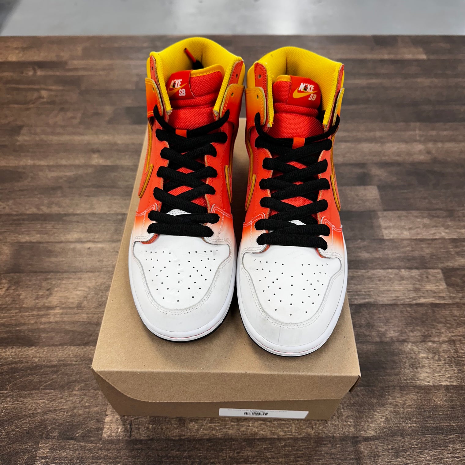 Candy Cane SB Dunk High (USED, No Box)