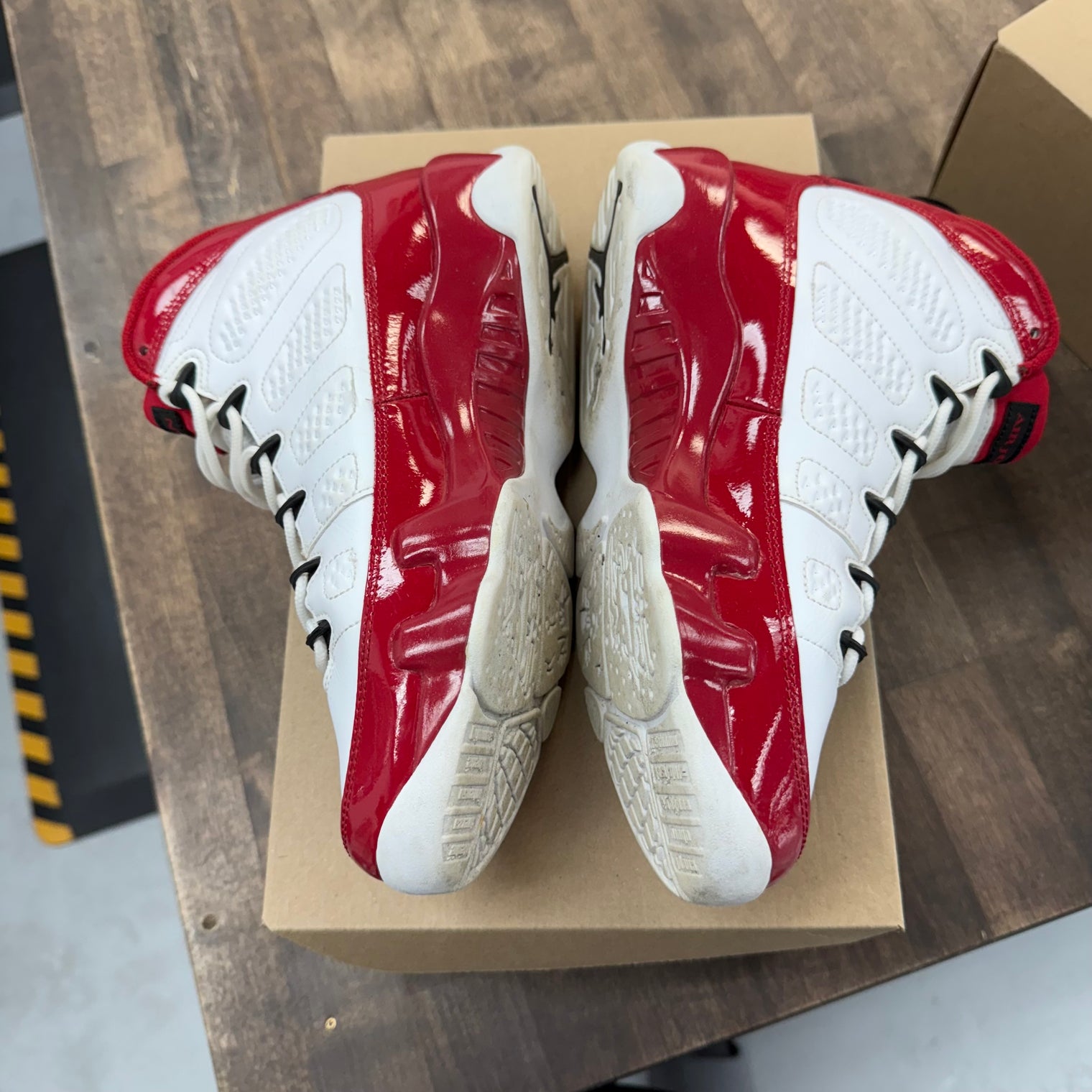 White Gym Red Jordan 9 (USED, No Box)