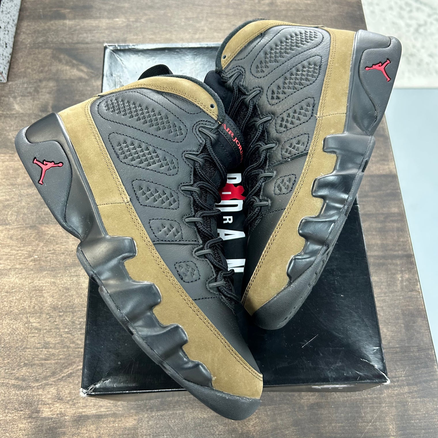Olive Jordan 9 (USED, Replacement Box)