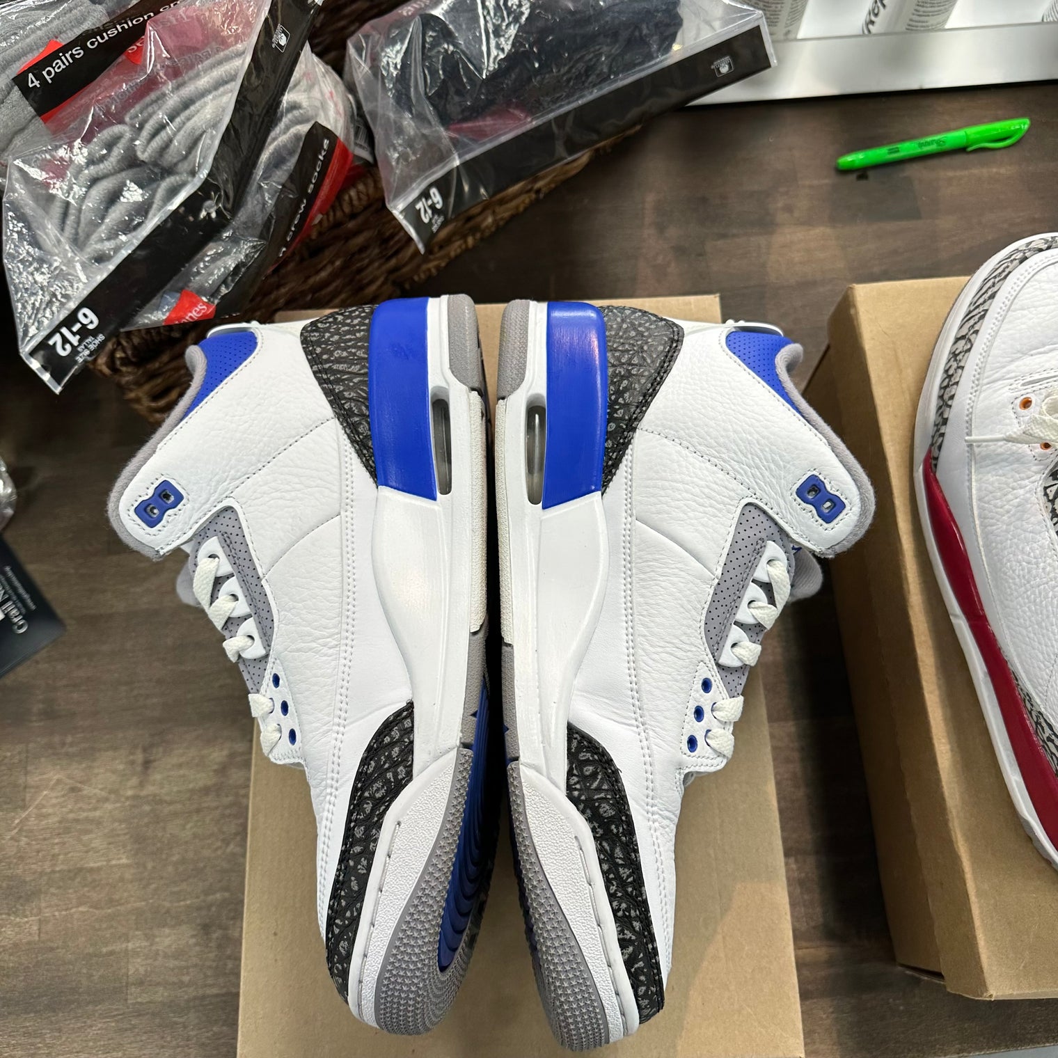 Racer Blue Jordan 3 Retro (USED, No Box)