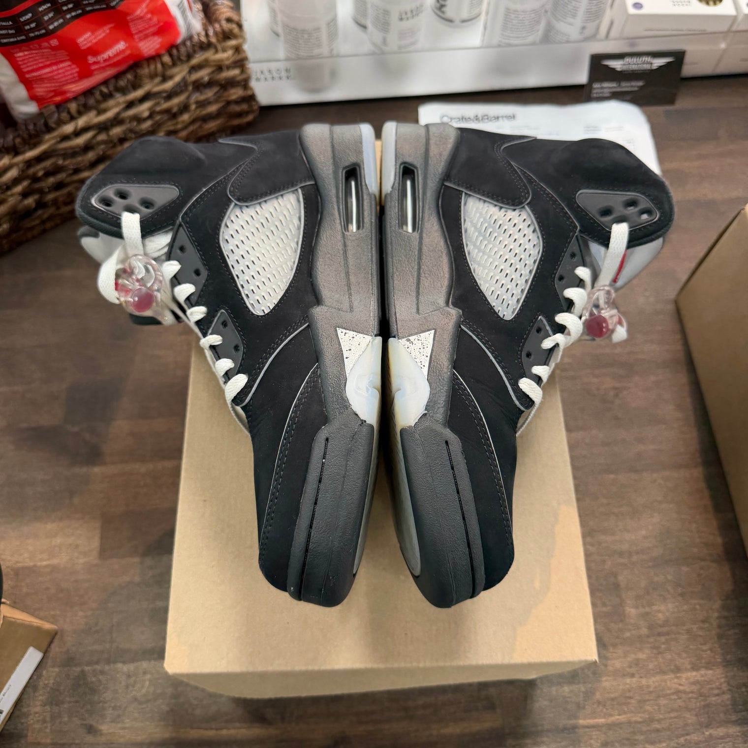 Black Metallic Jordan 5 (2025) (USED,No Box)