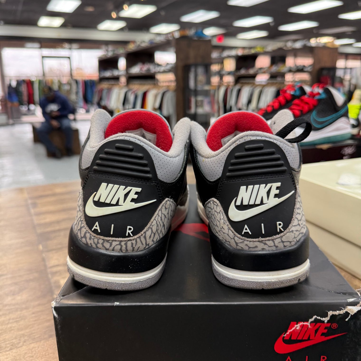 Black Cement Jordan 3 (2024) (USED)