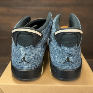Jordan 6 Retro Washed Denim (GS) Size 6.5Y (Pre-Owned) - Image 5