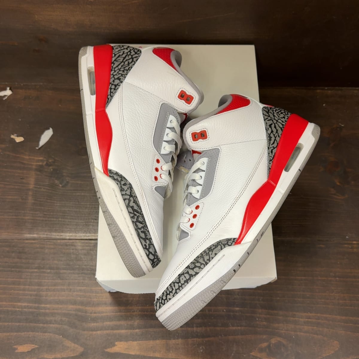 Jordan 3 Retro Fire Red (2022) Size 11.5 (Pre-Owned) - back