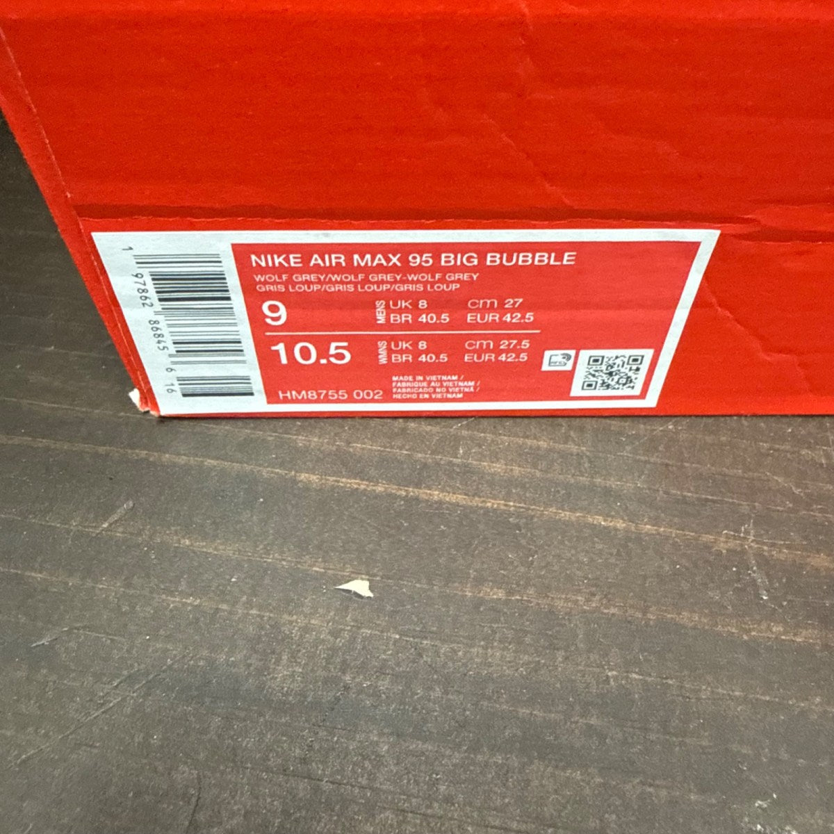 Nike Air Max 95 OG Big Bubble Wolf Grey - Image 8