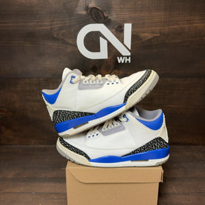 Jordan 3 Retro Racer Blue Size 8.5 (Pre-Owned) - Image 1