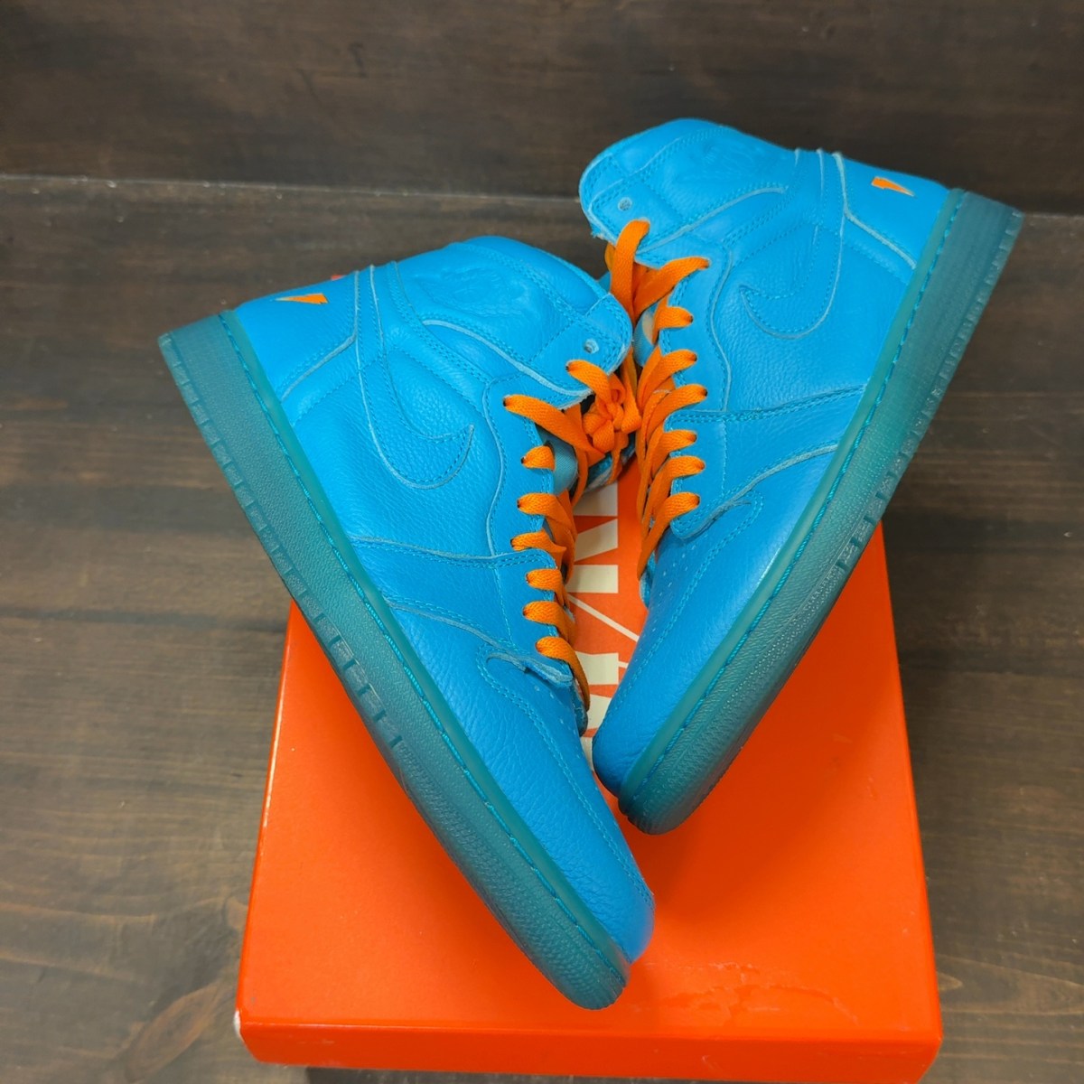 Jordan 1 Retro High Gatorade Blue Lagoon - Image 2