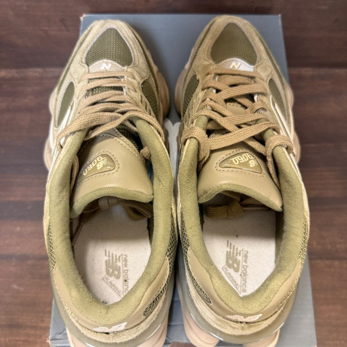 New Balance 9060 Covert Green Dark Stoneware - Image 4