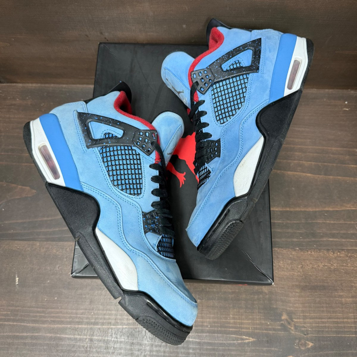 Jordan 4 Retro Travis Scott Cactus Jack Size 10.5 (Pre-Owned)