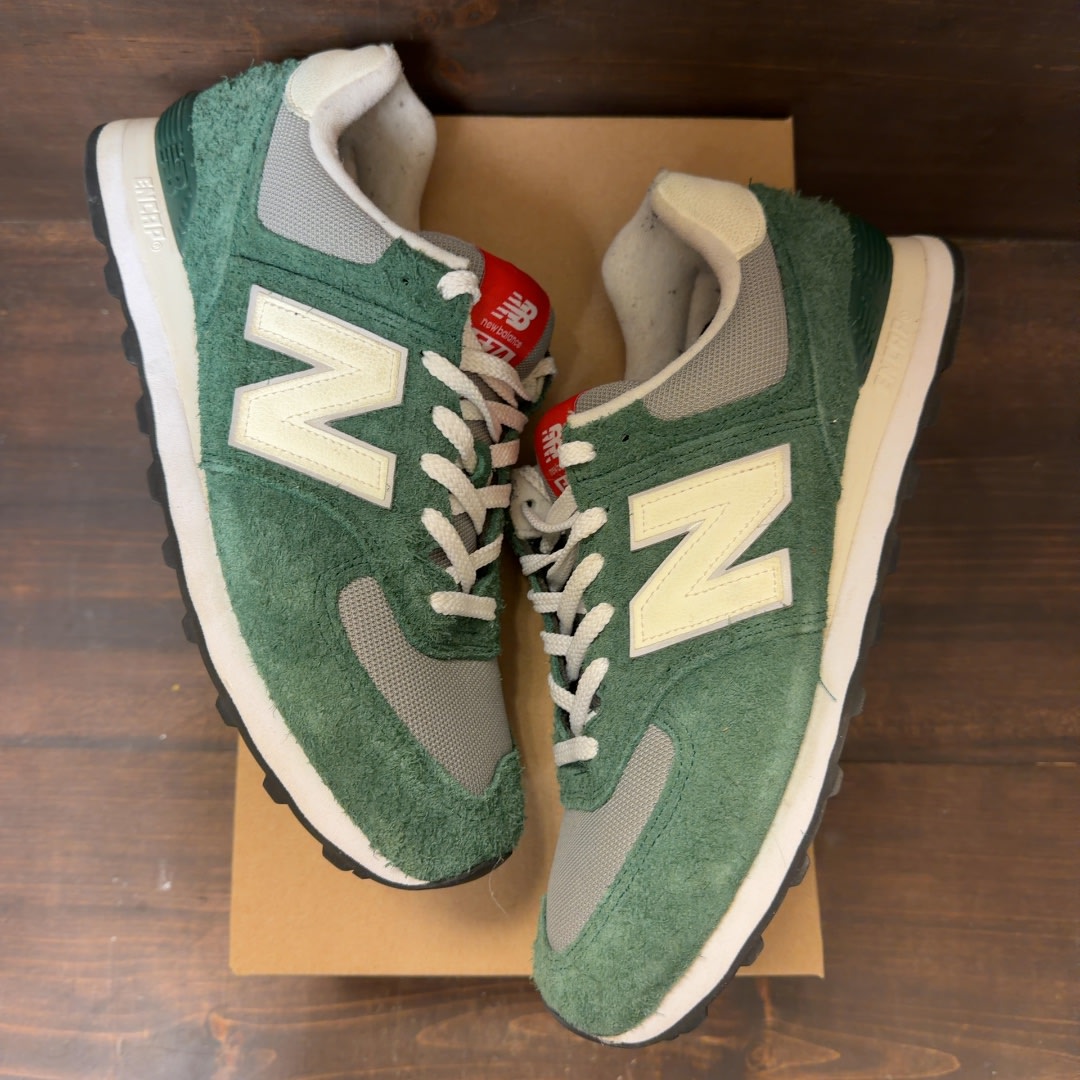 New Balance 574 Nightwatch Green Sea Salt Size 12 (Pre-Owned) - Image 2