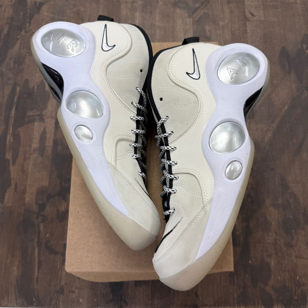 Nike Air Zoom Flight 95 Sail Pale Ivory Metallic Silver Size 13 (Pre-Owned) - Image 1