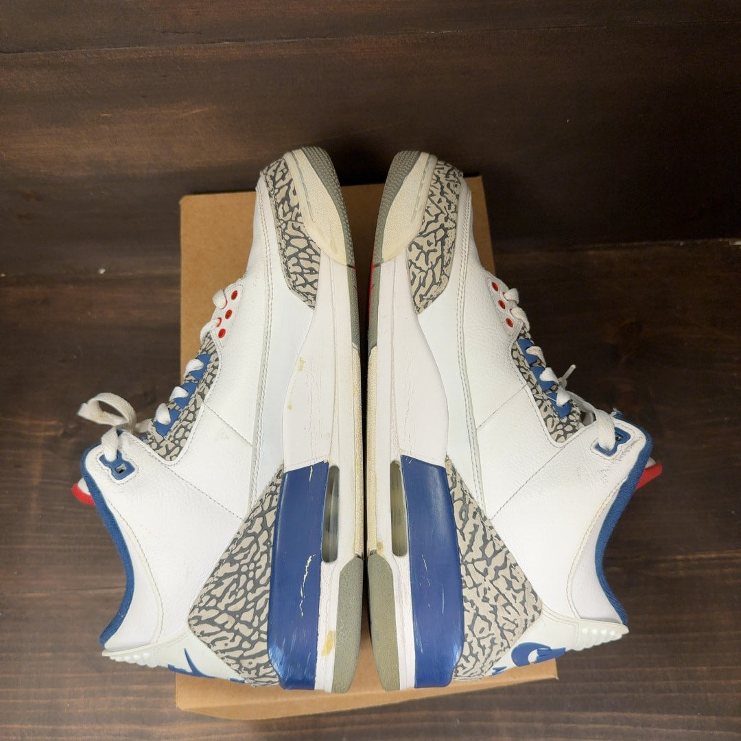 Jordan 3 Retro True Blue (2016) Size 12 (Pre-Owned) - Image 6