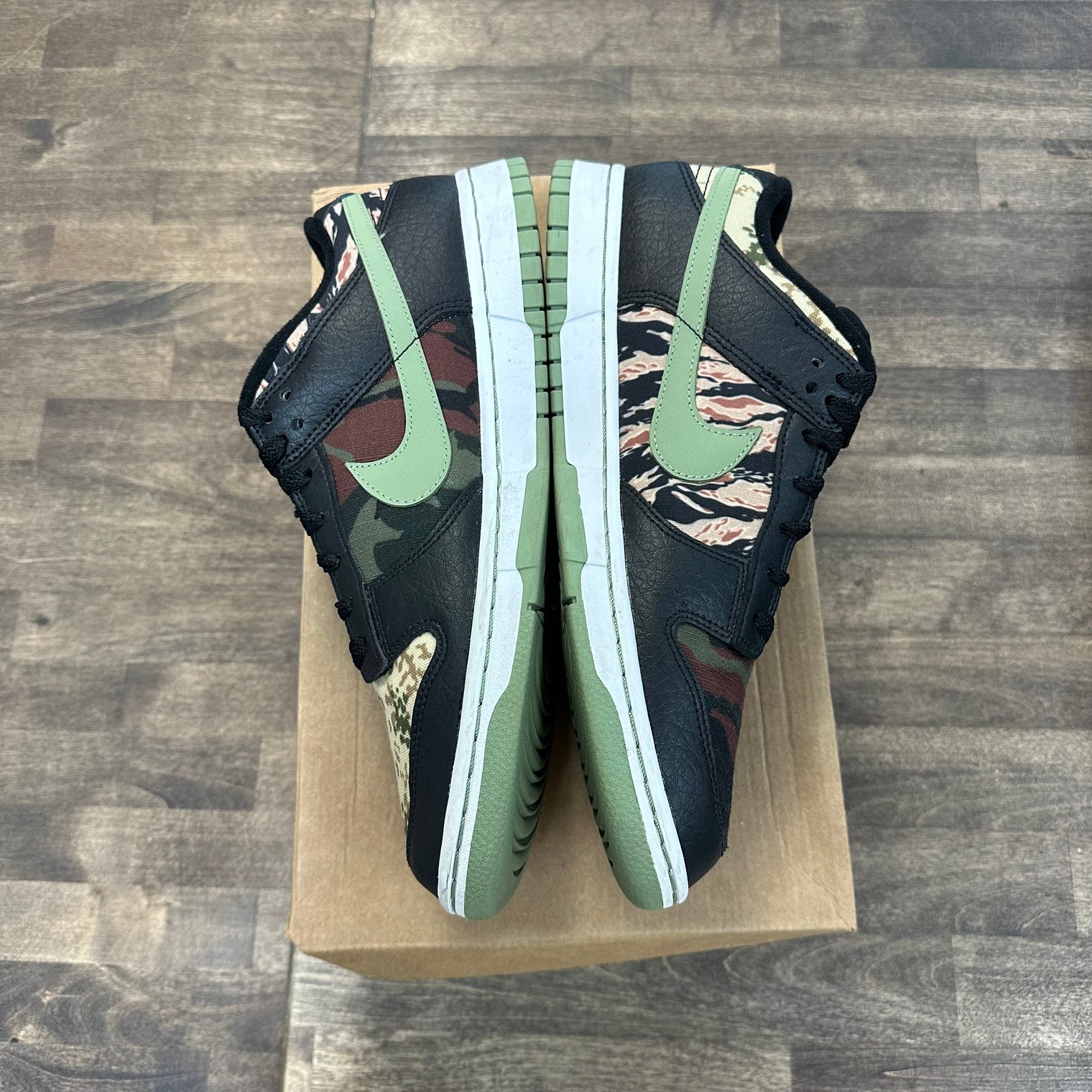 Crazy Camo Dunk Low (USED,No Box)