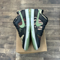Crazy Camo Dunk Low (USED,No Box)
