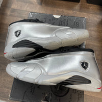 Metallic Silver Jordan 14 (W) (USED)