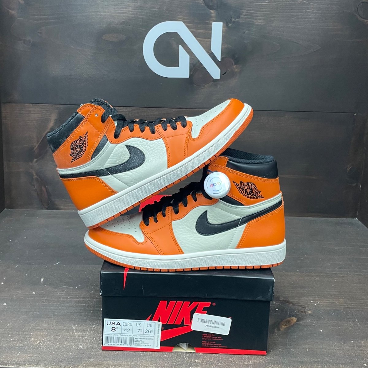 Jordan 1 Retro Reverse Shattered Backboard Size 8.5 (Pre-Owned) - front