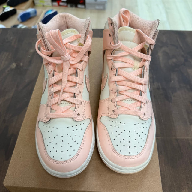 Nike Dunk High Sail Crimson Tint (Women's) Size 6.5W (Pre-Owned) - Image 2
