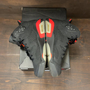 Jordan 6 Retro Infrared Black (2014) Size 11.5 (Pre-Owned) - aux