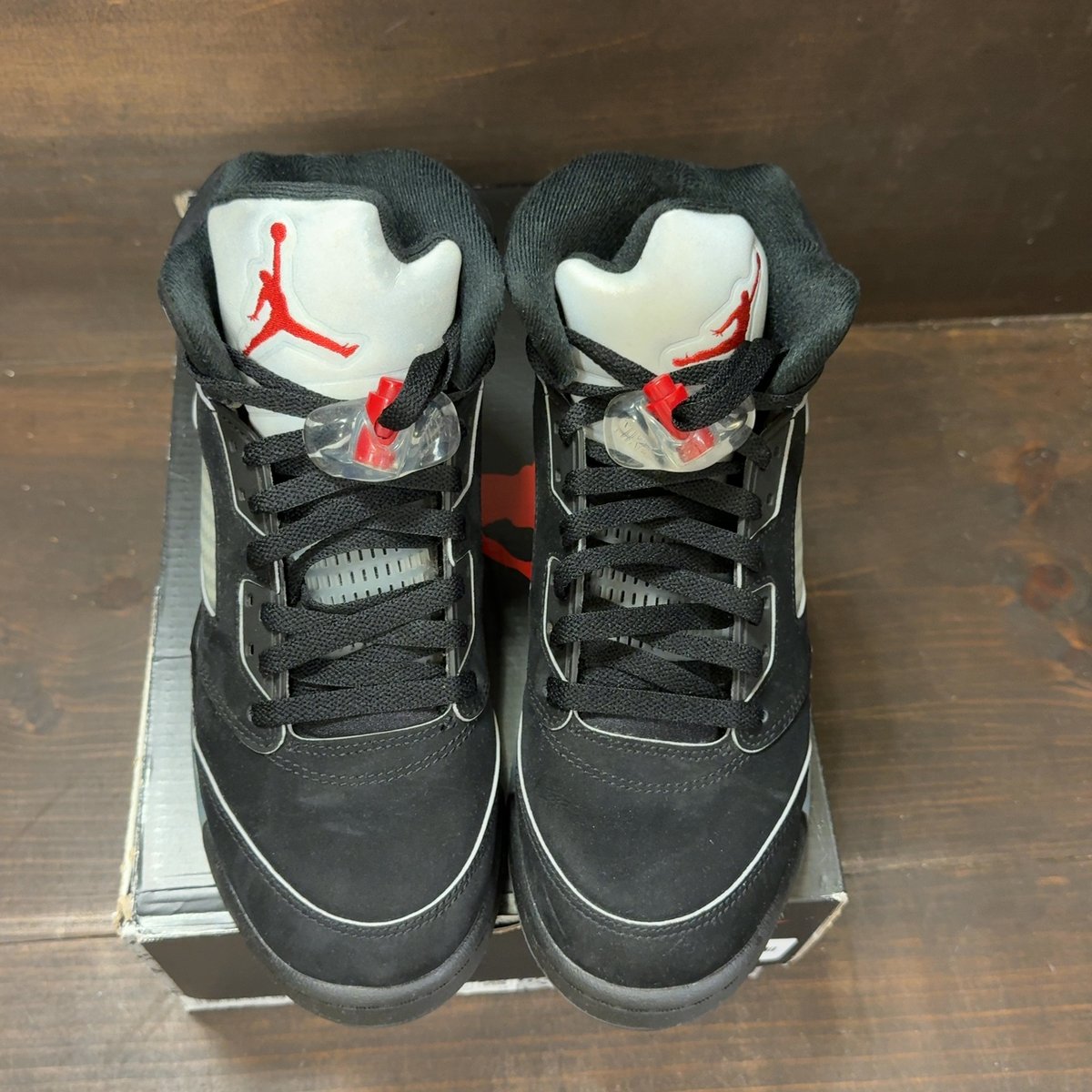 Jordan 5 Retro OG Black Metallic Reimagined (GS) Size 7Y (Pre-Owned) - tag