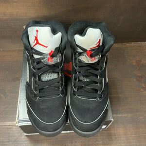 Jordan 5 Retro OG Black Metallic Reimagined (GS) Size 7Y (Pre-Owned) - tag