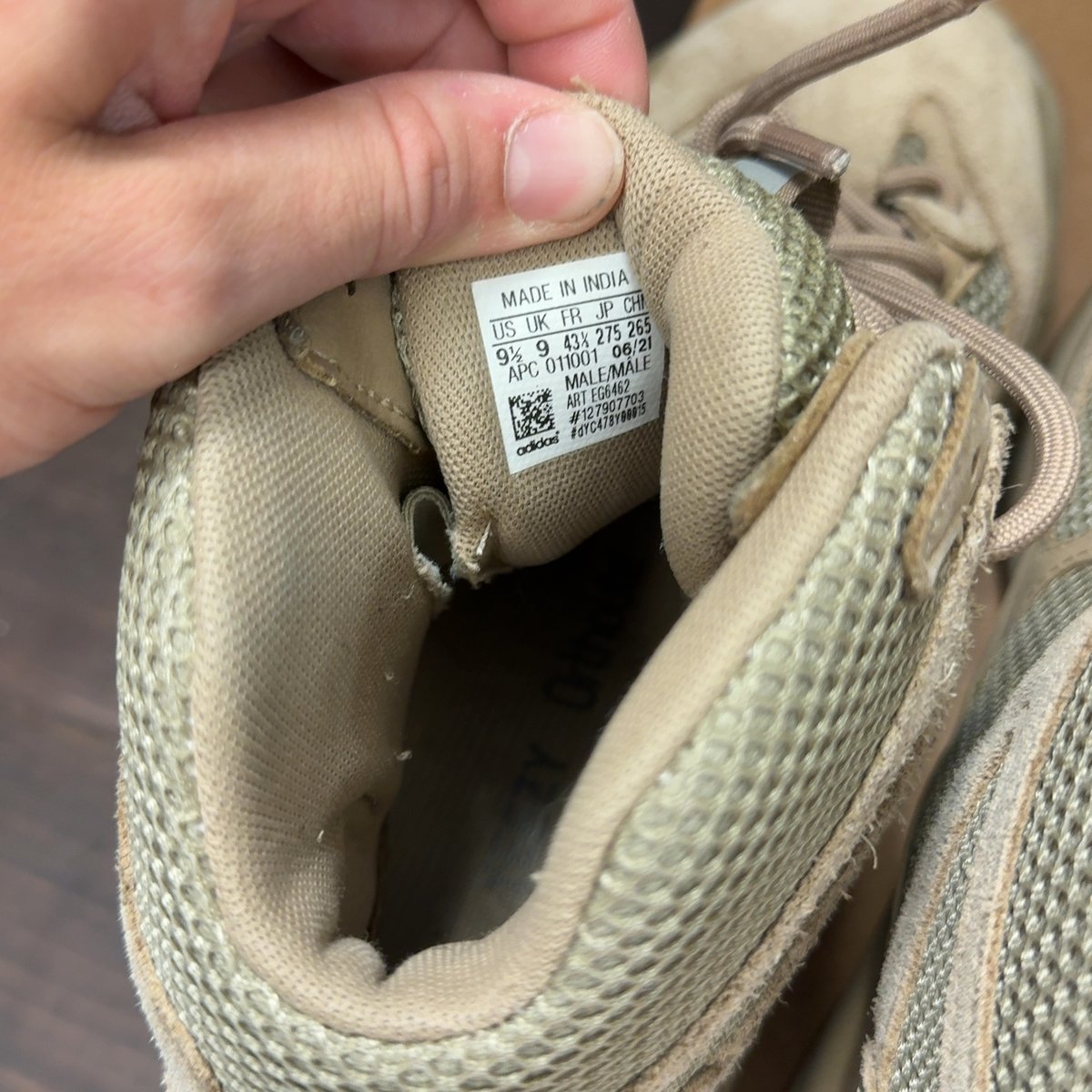 adidas Yeezy Desert Boot Rock Size 9.5 (Pre-Owned) - aux