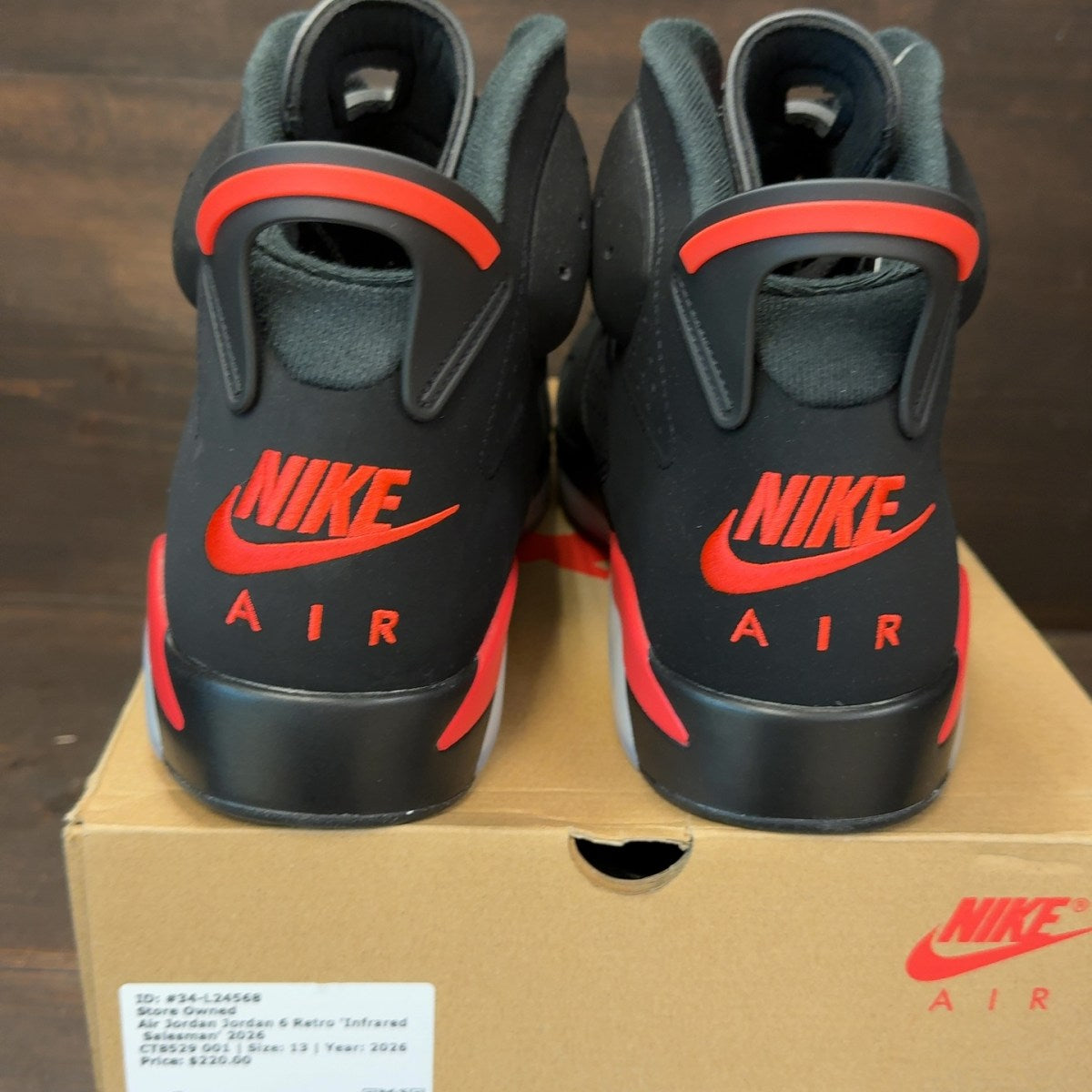 Jordan 6 Retro Infrared Salesman - Image 5