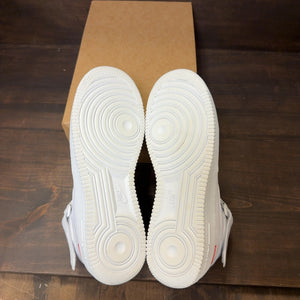 Nike Air Force 1 Mid Supreme White Size 10 (Pre-Owned) - Image 6