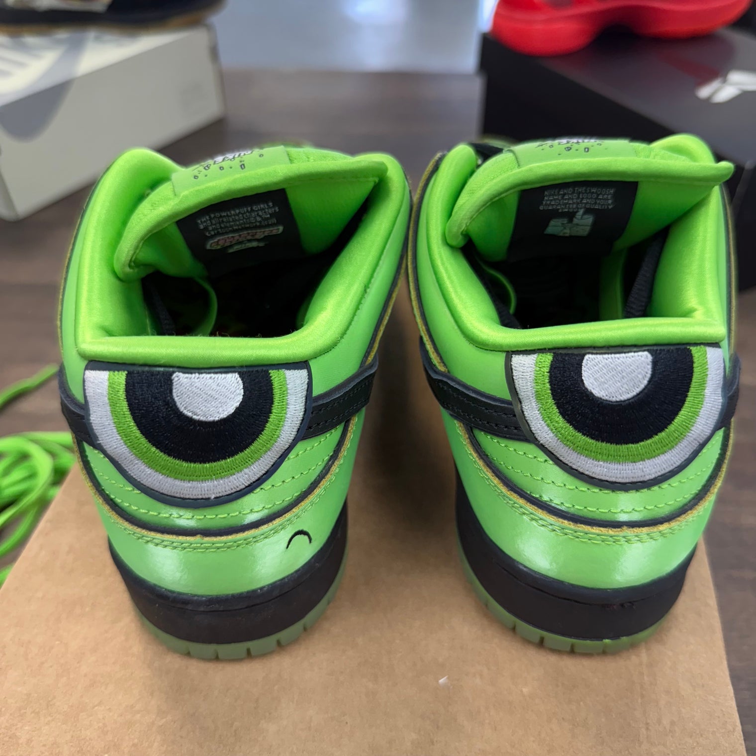 Buttercup Powerpuff Girls Nike SB Dunk Low (USED,No Box)