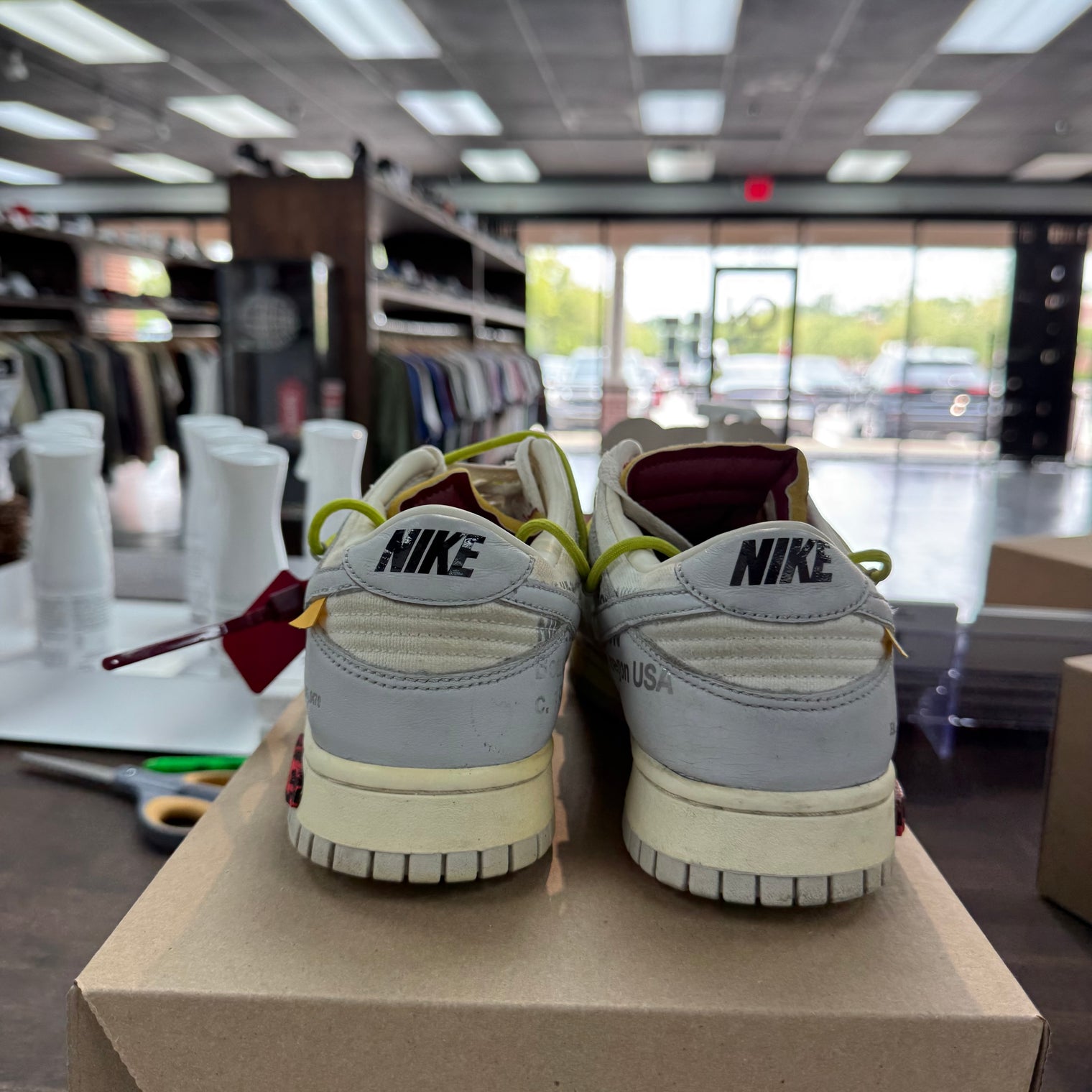 Lot 08 of 50 Off-White Dunk Low (USED, No Box)