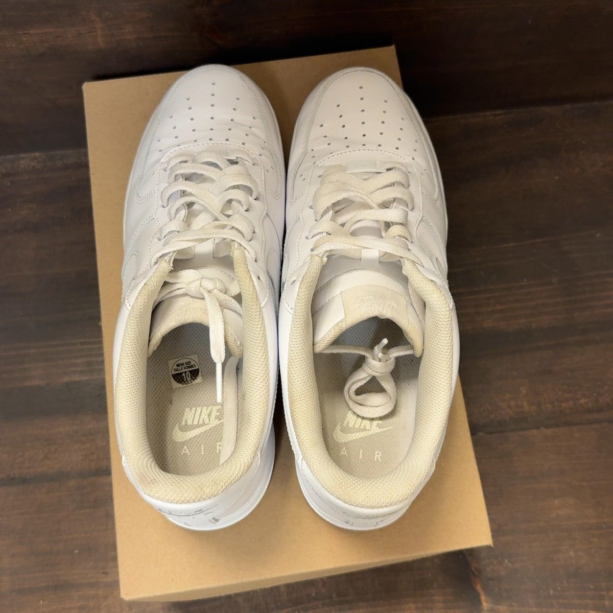 Nike Air Force 1 Low '07 White Gum Size 10 (Pre-Owned) - Image 5