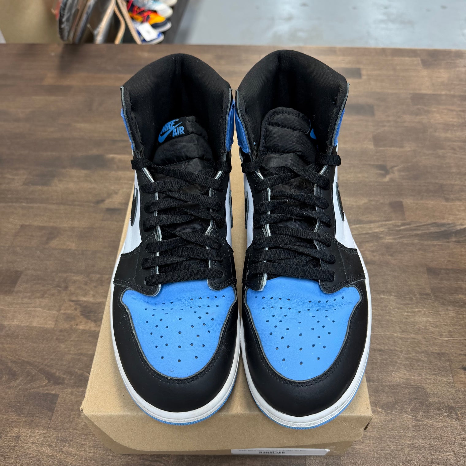 UNC Toe Jordan 1 High (USED, No Box)