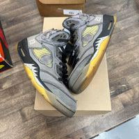 Off-White Muslin Jordan 5 Retro (USED, No Box)
