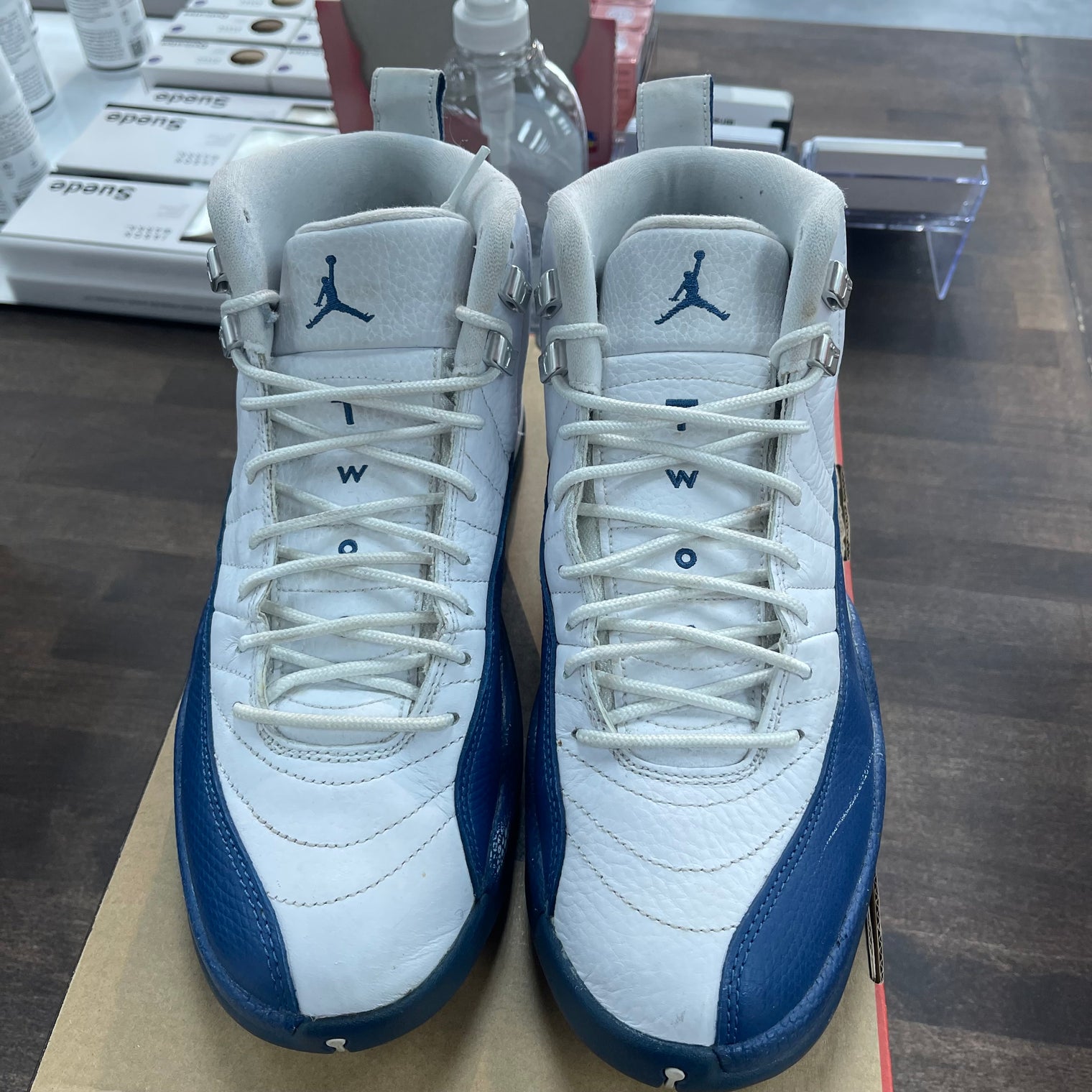 French Blue Jordan 12 (USED, Replacement Box)