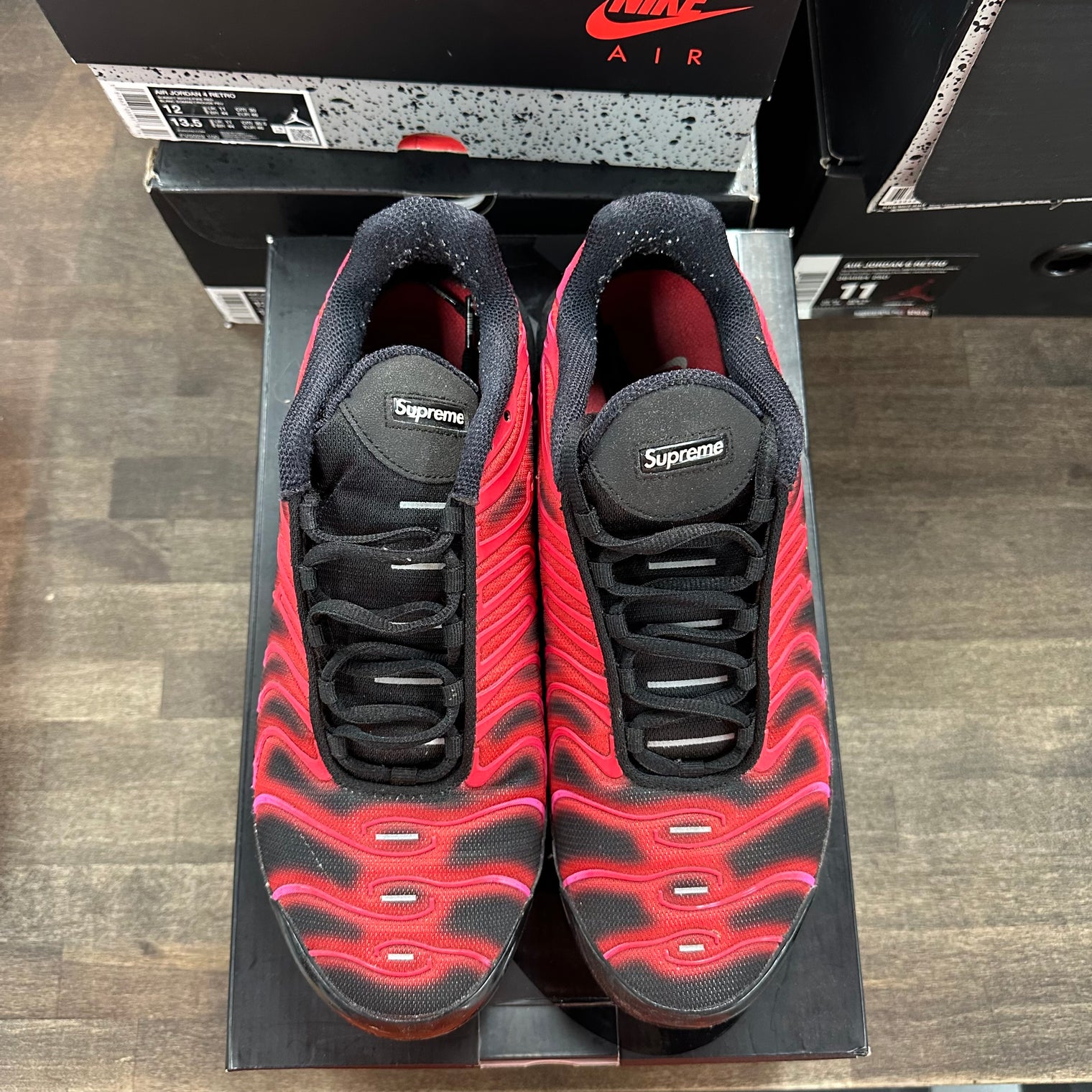 Nike Air Max Plus Supreme University Red (US 9.5) (USED)