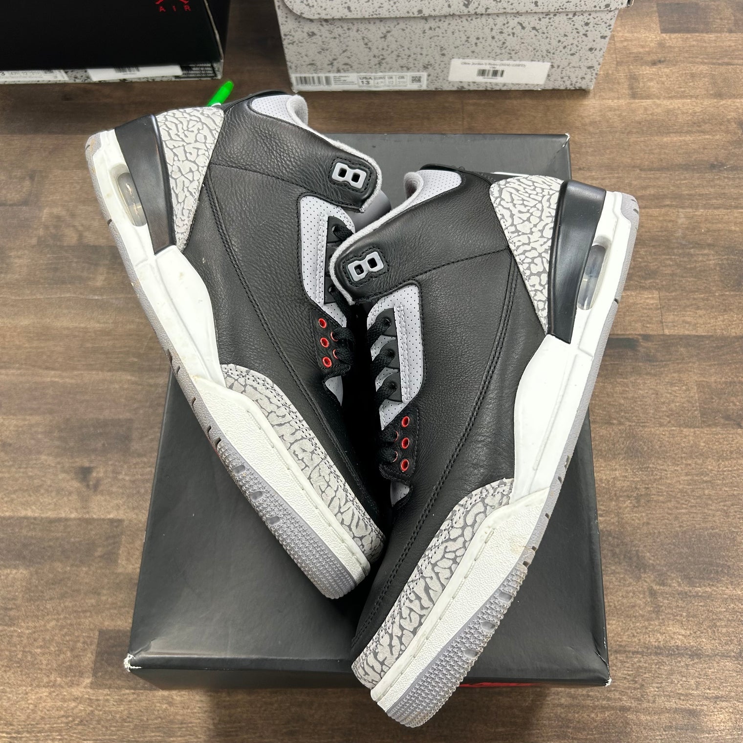 Black Cement Jordan 3 Retro (2024) (USED)