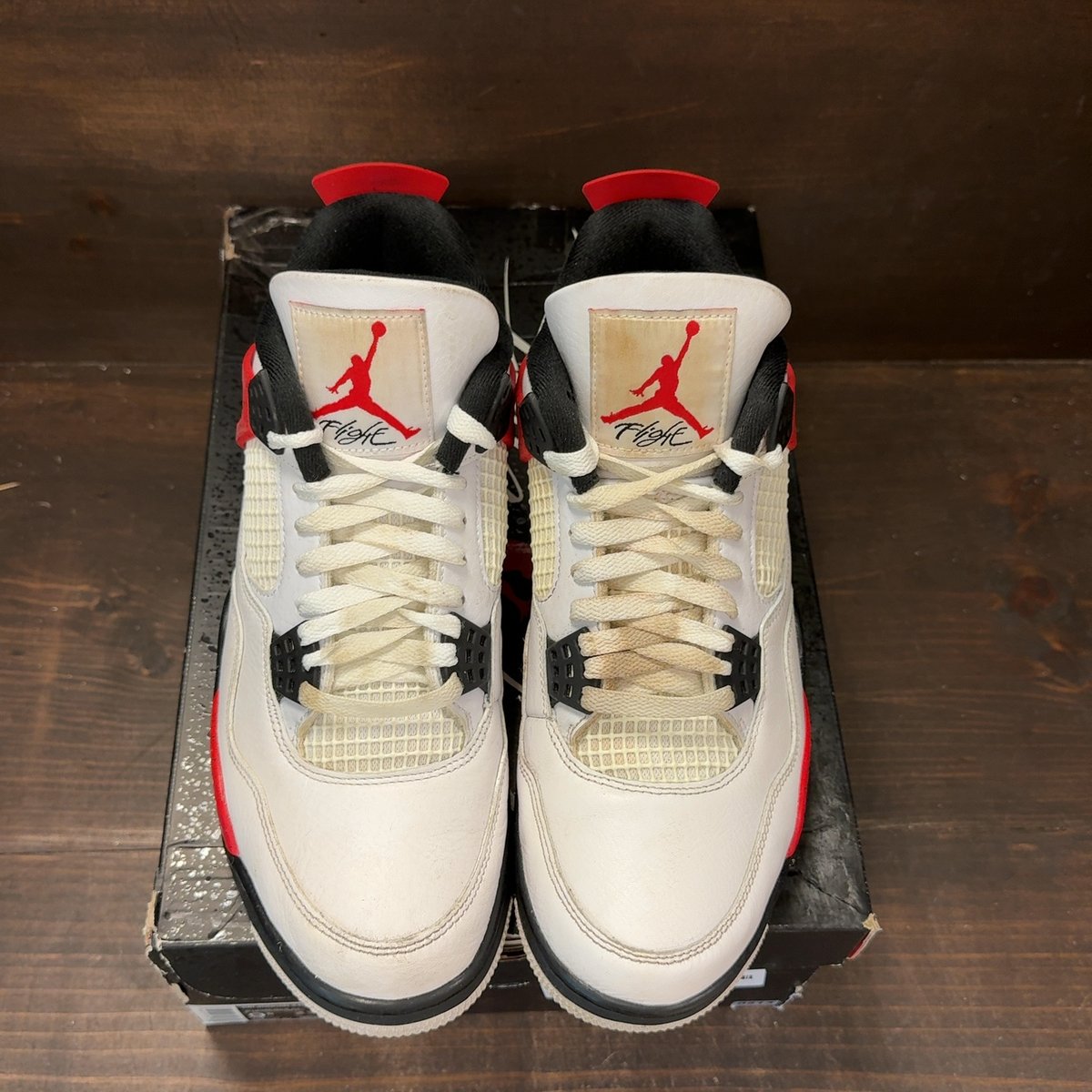 Jordan 4 Retro Red Cement Size 9.5 (Pre-Owned) - tag
