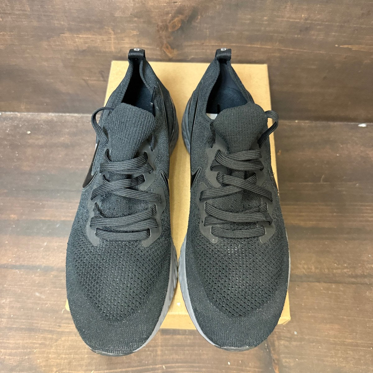 Nike Epic React Flyknit 2 Black Anthracite Size 12 (Pre-Owned) - Image 2
