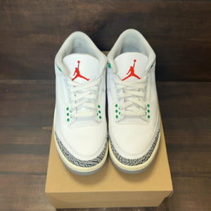 Jordan 3 Retro Lucky Green (Women's) Size 9W (Pre-Owned) - Image 3