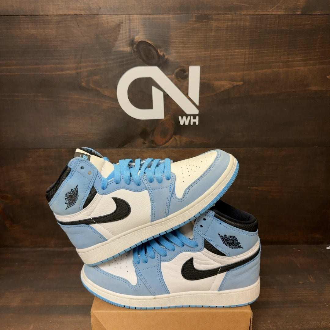 Jordan 1 Retro High OG University Blue (GS) Size 7Y (Pre-Owned) - Image 1