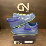 Nike Air Force 1 Low Patent Leather Mystic Navy Grape Ice - Image 1