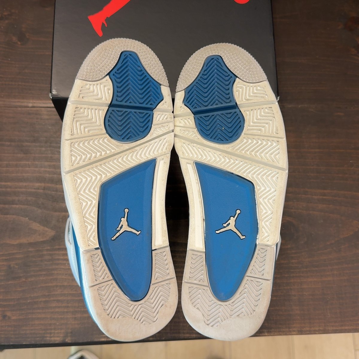 Jordan 4 Retro Military Blue (2024) (GS) Size 7Y (Pre-Owned) - aux