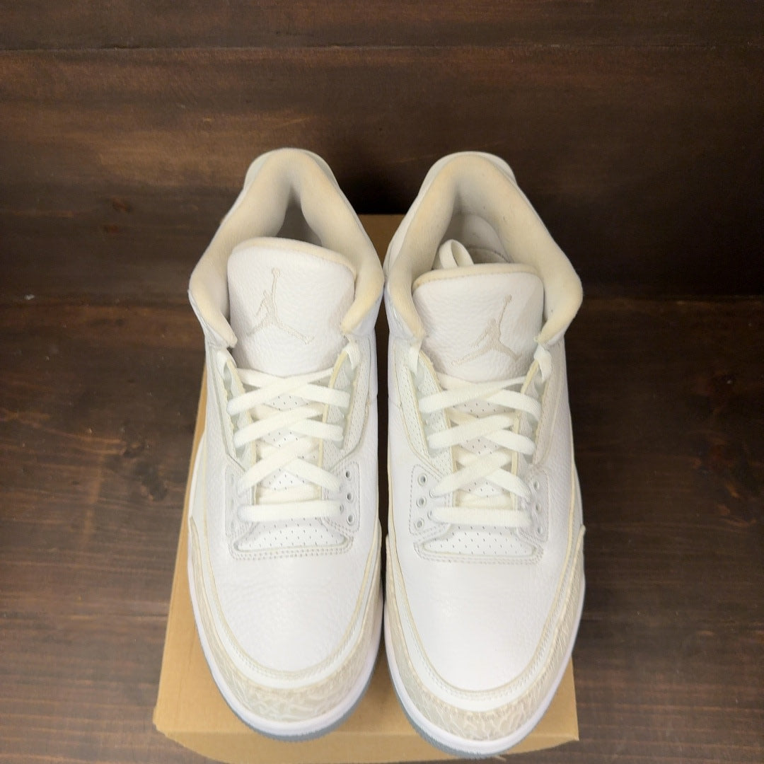 Jordan 3 Retro Pure White (2018) Size 11.5 (Pre-Owned) - Image 3