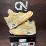 Jordan 4 Retro Off-White Sail (Women's) - Image 1