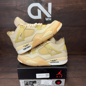 Jordan 4 Retro Off-White Sail (Women's) - Image 1