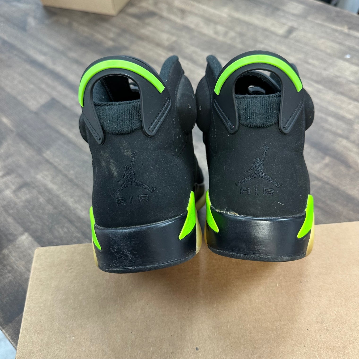 Electric Green Jordan 6 (USED, No Box)